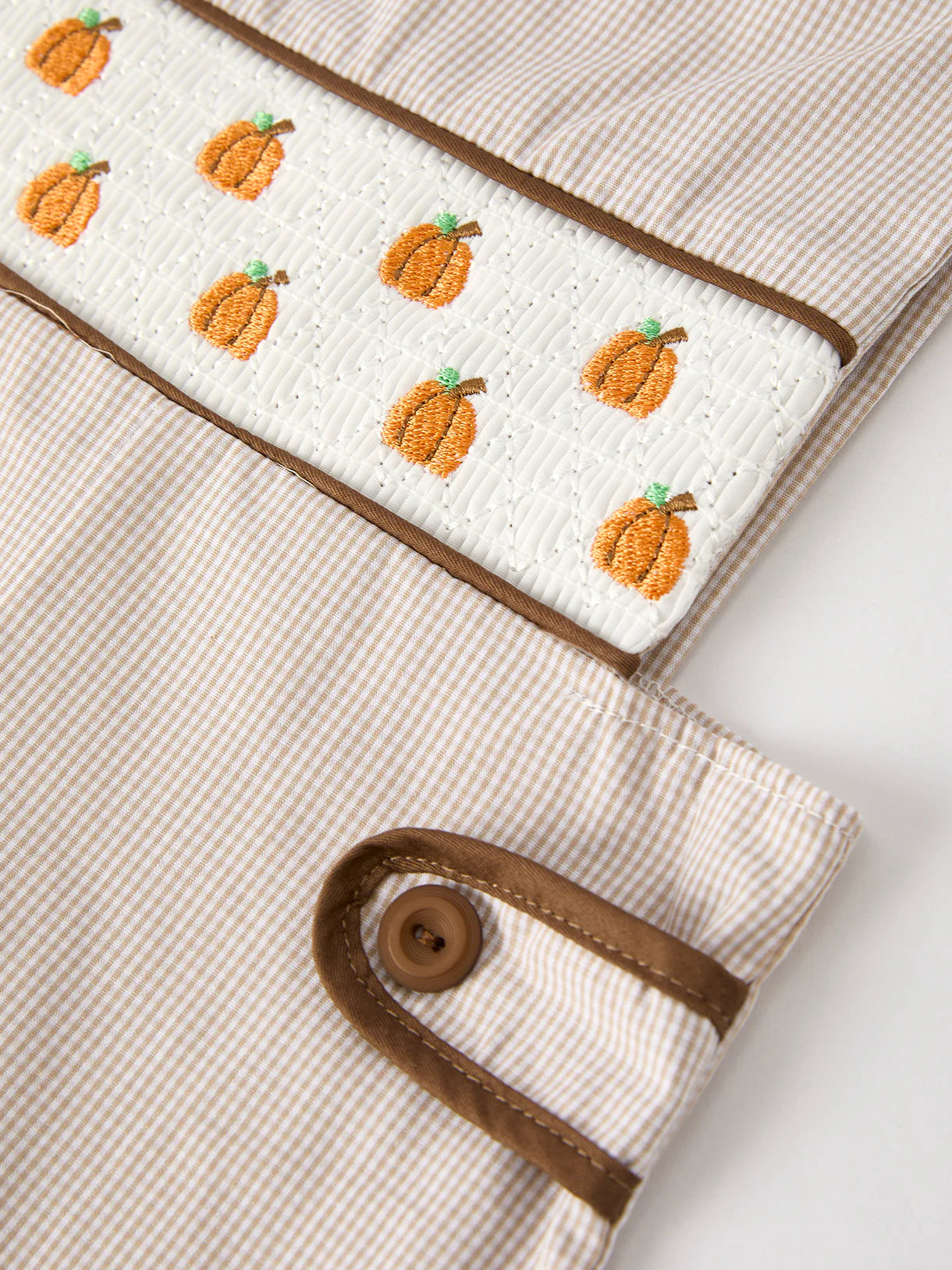 Gingham & Gourds Romper