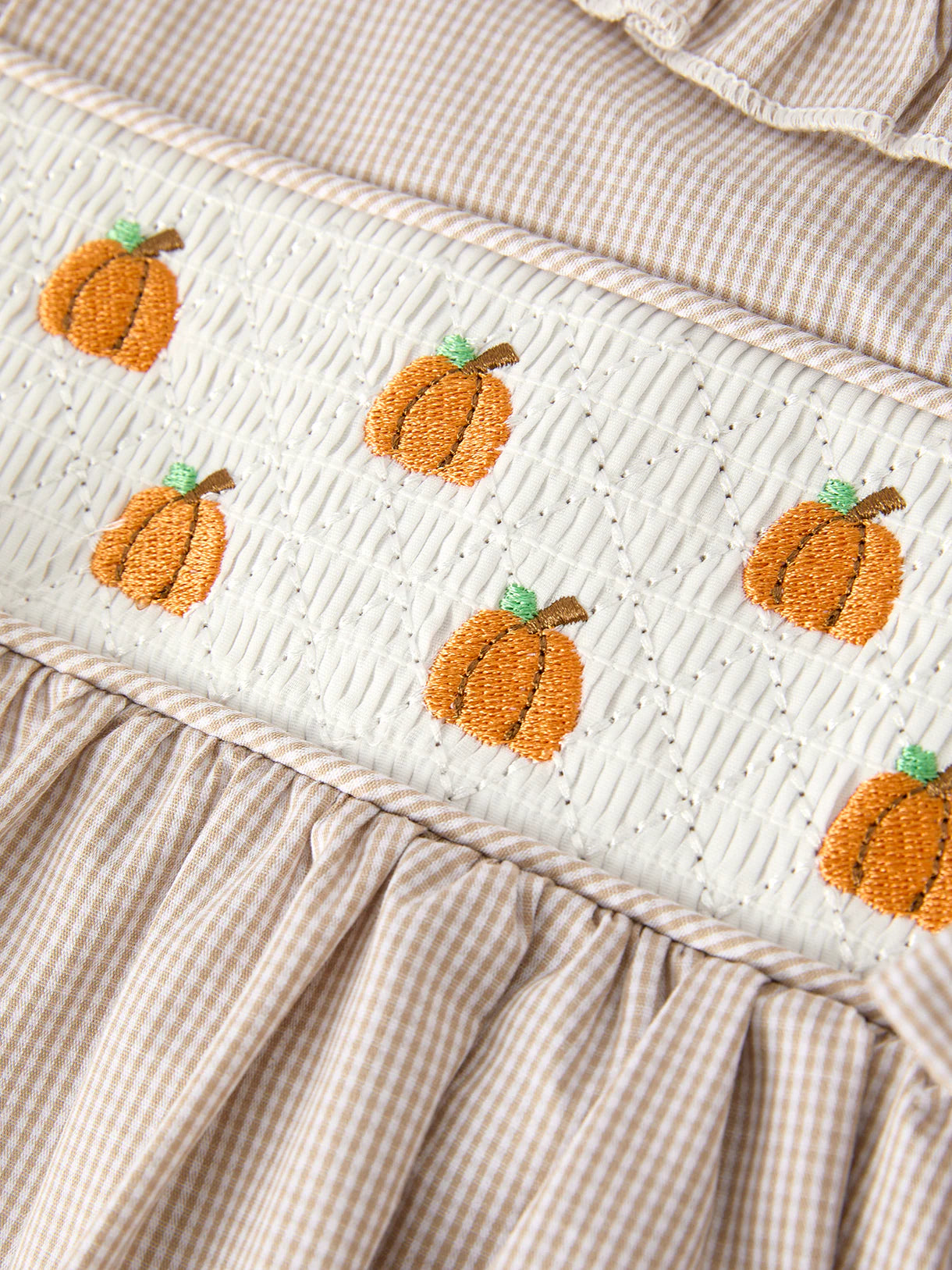 Gingham & Gourds Dress