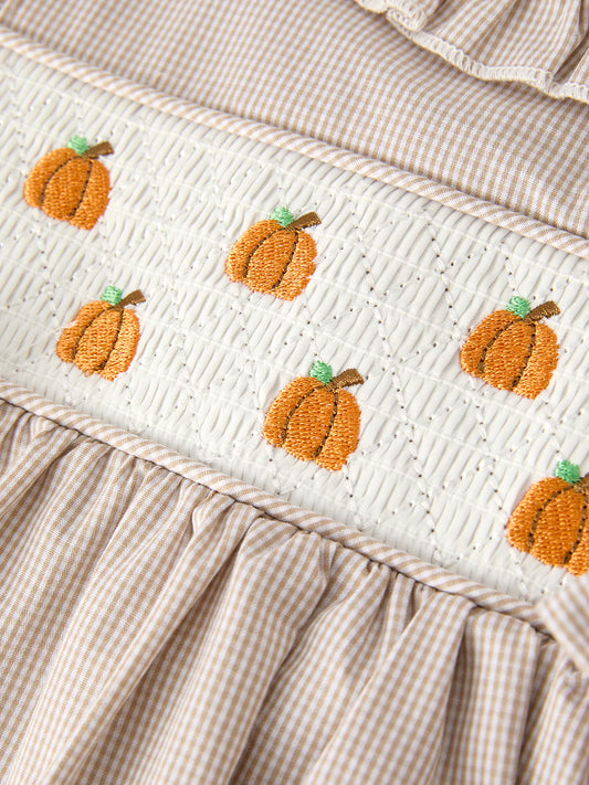 Gingham & Gourds Dress