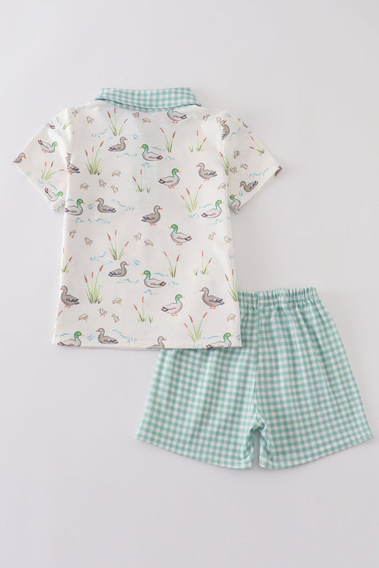 The Sage Duckling Boys Shorts Set