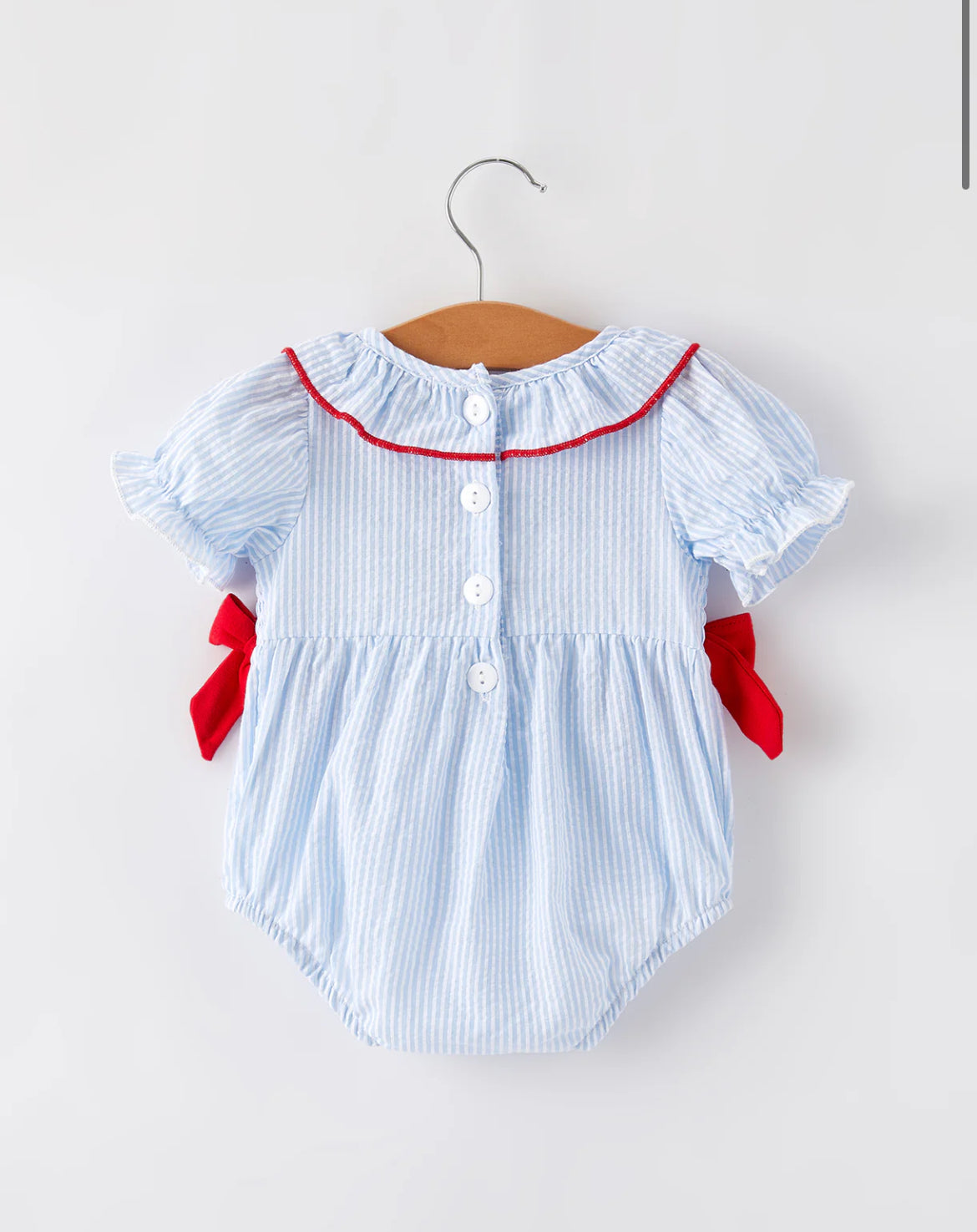 Star Spangled Sweetheart Girls Romper