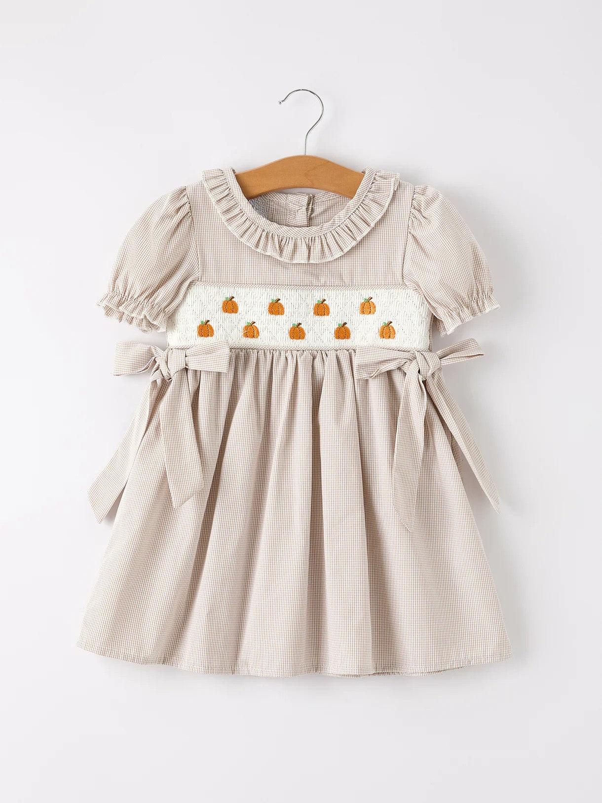 Gingham & Gourds Dress