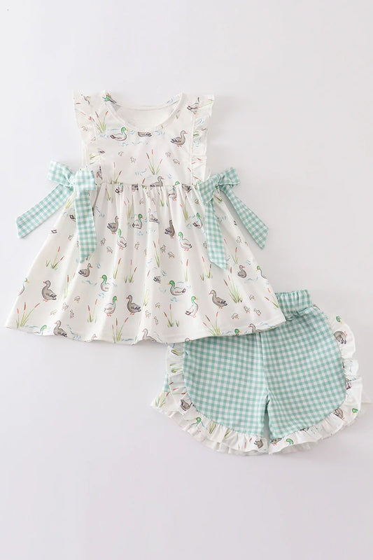 The Sage Duckling Girls Shorts Set