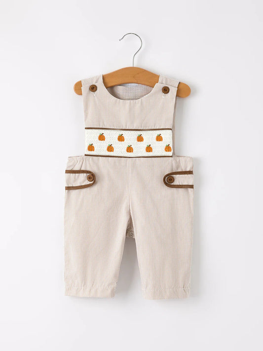 Gingham & Gourds Romper