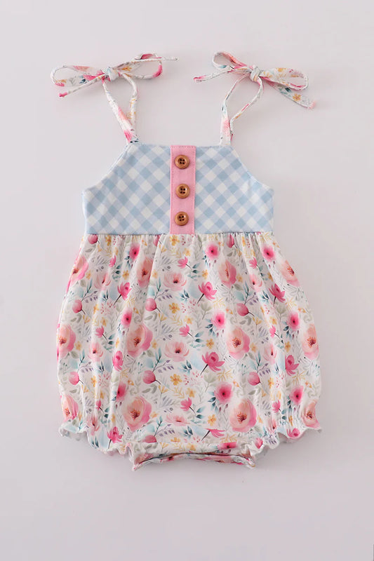 Pink Petals Romper